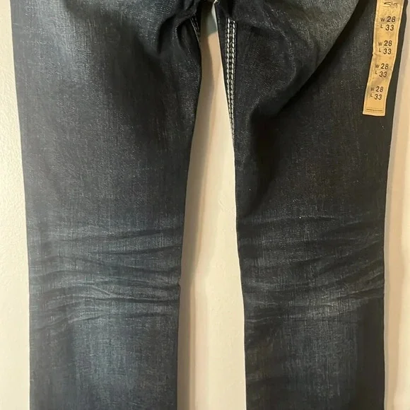 NWT Silver Jeans Co Suki Mid Rise Boot Cut Stretch Sequin Distressed Denim Sz 28 - Picture 9 of 14